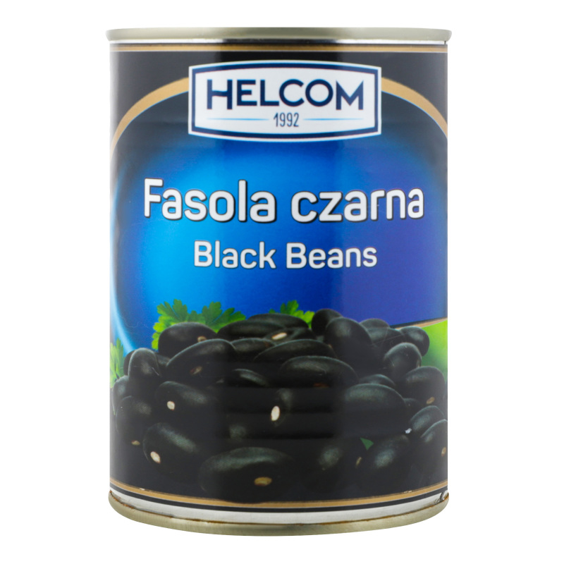 Квасоля чорна HELCOM 400грам (24шт\ящ)