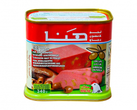 Консерва куряча ковбаса HANA з оливками 340г 24шт/ящ