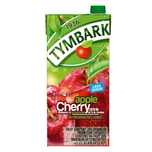 Напій Tymbark 2 л яблуко-вишня, 6 шт/ящ