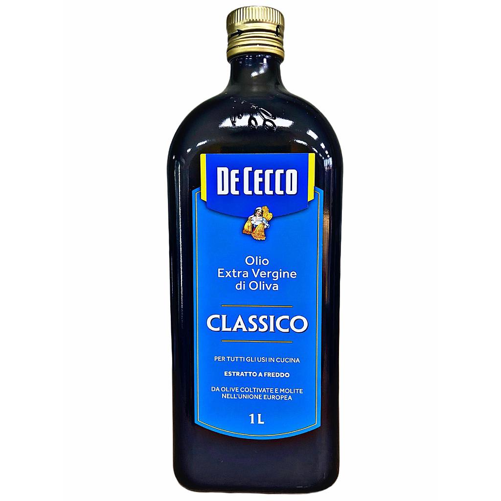 Олія оливкова De Cecco Extra Vergine Classico 1л, 12шт/ящ