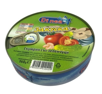 Рибна консерва Mackarel Breakfast  160г, 16 шт/ящ