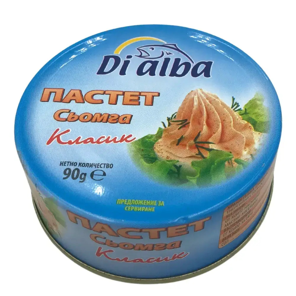 Рибний паштет Salmon pate 90г, 24шт/ящ