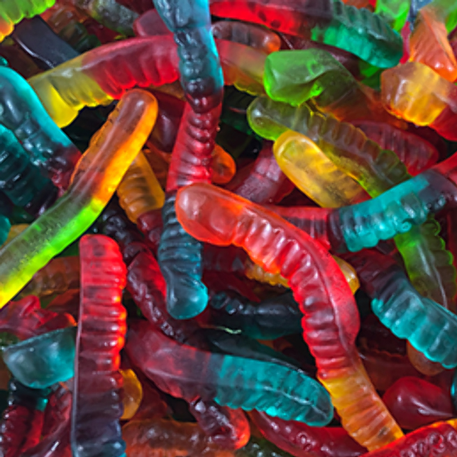 Жуйки Damel 1кг Worms хробаки 1шт/ящ