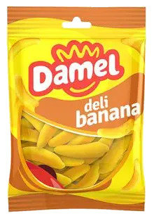 Жуйки Damel 80 г Bananas банани, 18шт/ящ