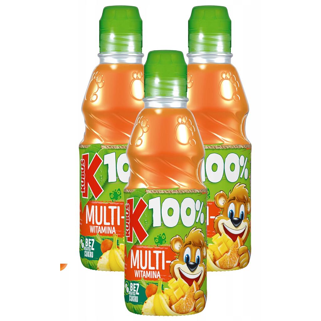 Сік Kubus 0.3 л мультивітамін 100%, 12 шт/ящ