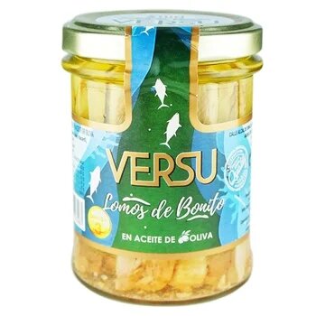 Тунець VERSU BONITO 212гр скло в оливковій олії 12/шт