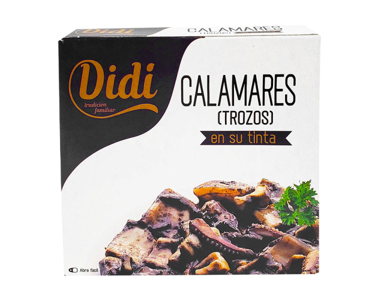 Кальмар DIDI в чорнилі 266гр 24/шт