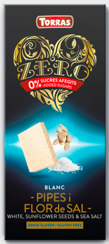 білий  шоколад Torras Zero сіль 125гр 12/шт