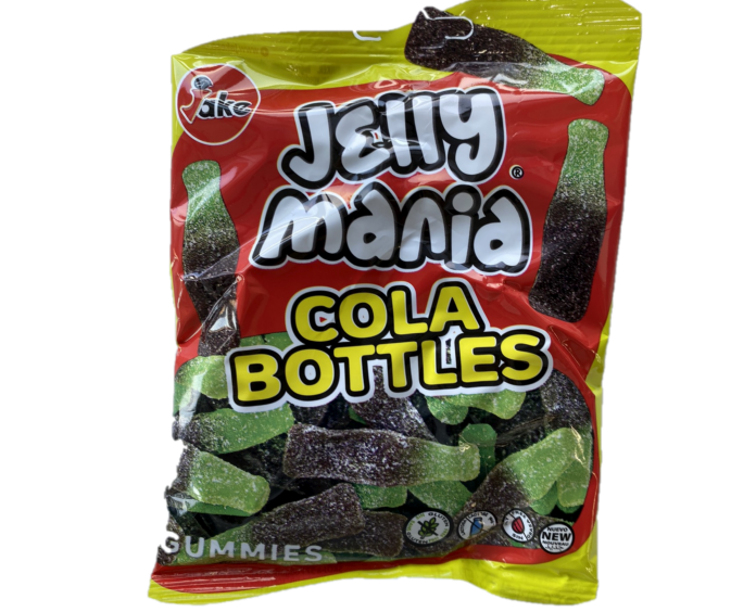 Jake желейні цукерки Cola 100 гр., 18 шт/ящ.