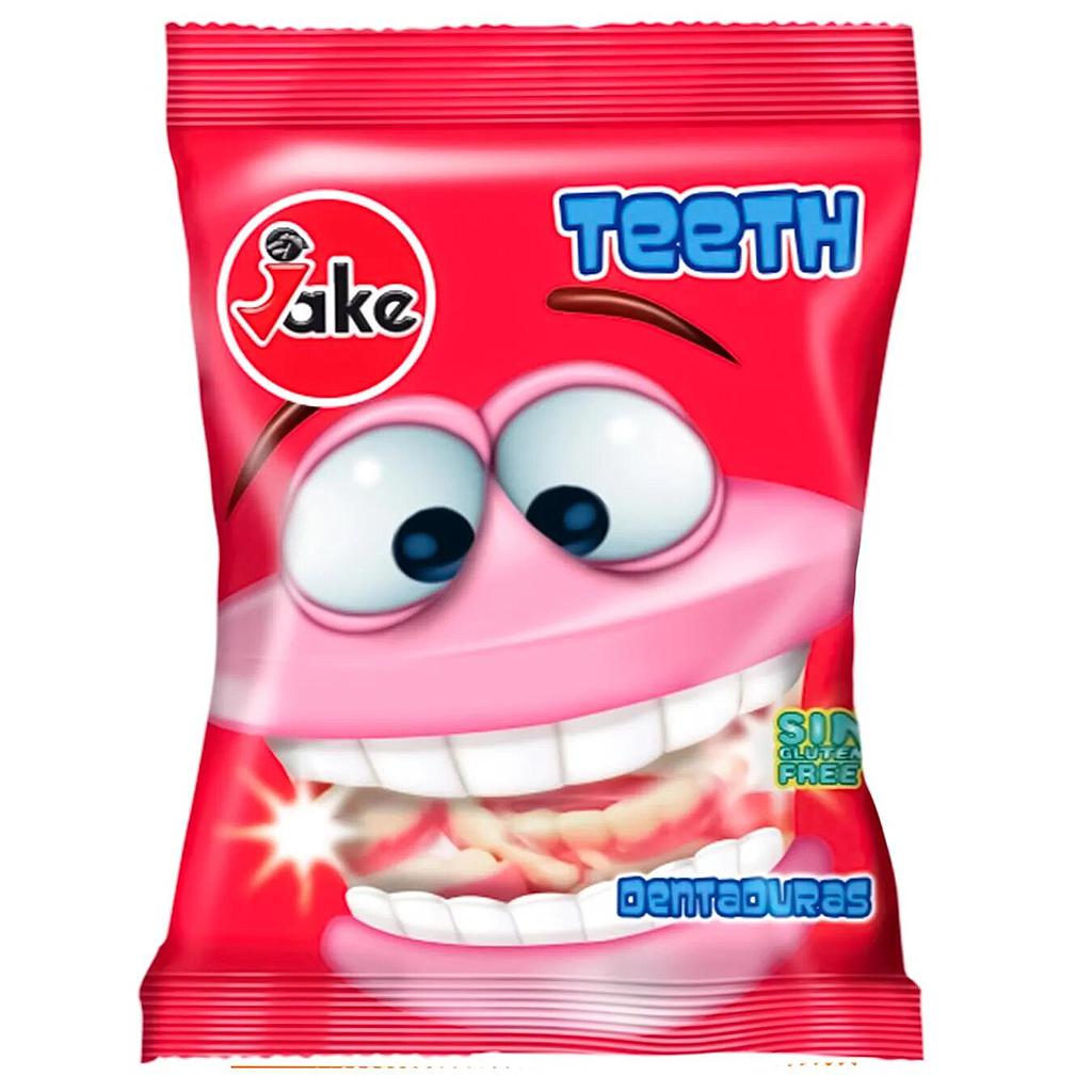 Jake желейні цукерки Teeth зуби 100 гр., 18 шт/ящ.