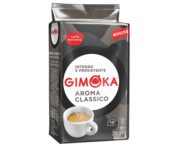 Кава натуральна мелена Caffe' Macinato TM GIMOKA &quot;AROMA CLASSICO&quot; 250 g