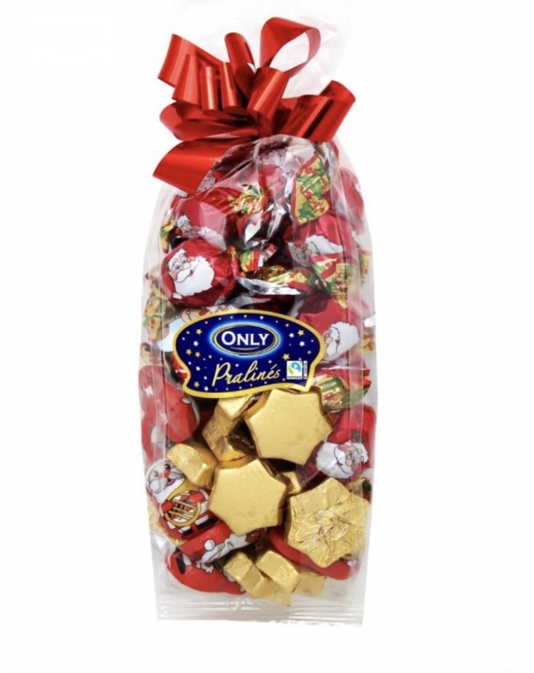 НР Цукерки Christmas mix, молочний шоколад, пакет 500г, 10шт\ящ