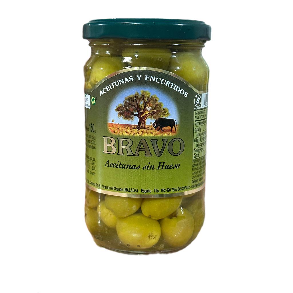 Оливки Bravo з кісточкою 300гр 6/шт