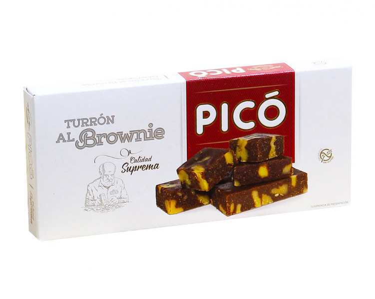 Турон Pico Brownie марципан 200гр 12/шт