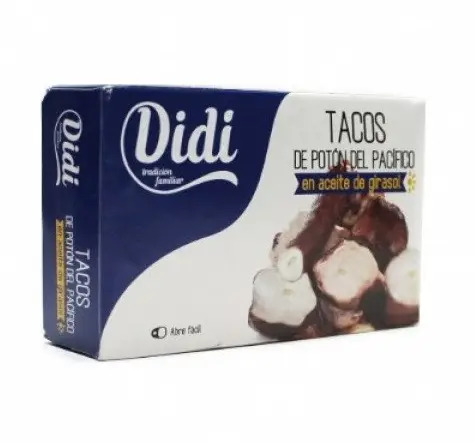 Восьминіг DIDI en aceite de girasol 266гр  24/шт