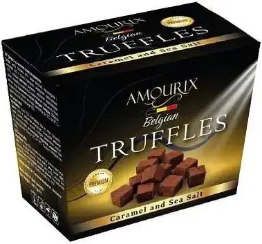 Цукерки трюфель Amourix SeaSalt&amp;Caramel, сіль+карамель, 200г, 15шт/ящ