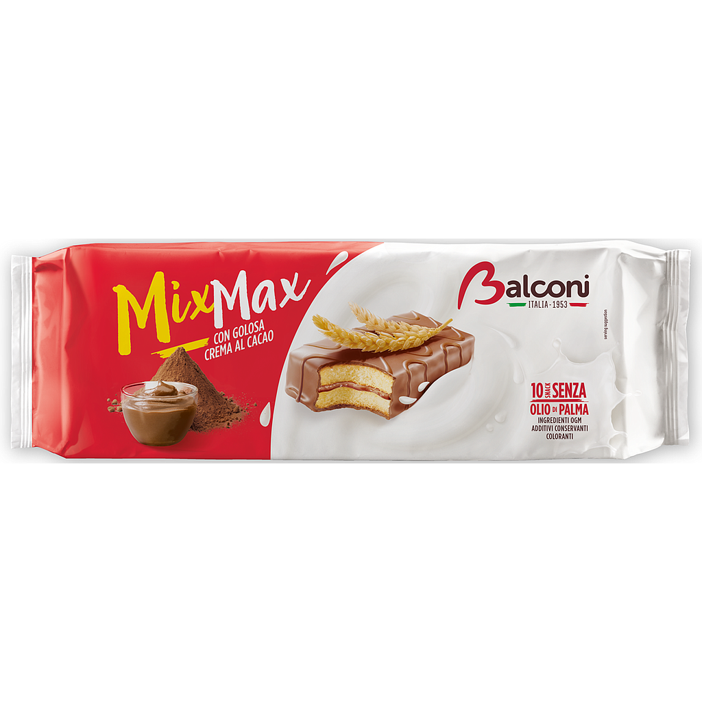 Бісквіт Balconi MIX MAX MILK Cream 350г 15шт/ящ