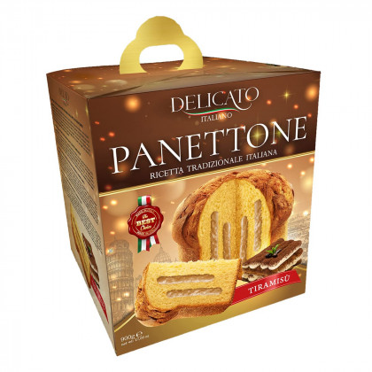 Паска Delicato з кремом тірамісу, 900г, 12шт/ящ, шт
