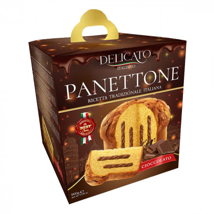 Паска Delicato з шоколадним кремом, 900г, 12шт/ящ, шт