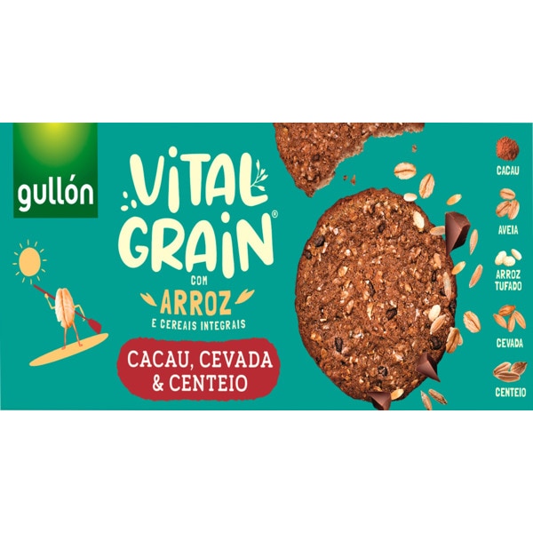 Печиво GULLON Vitalgrain цільнозернове з какао 250г, 12шт/ящ
