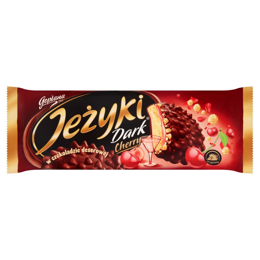 Печиво JEZYKI DARK CHERRY 140 g. 20 шт/ящ.