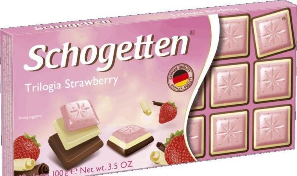 Schogetten trilogia strawberry 100g