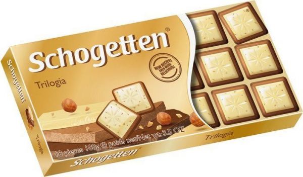 Шоколад Schogetten trilogia Noisettes 100g