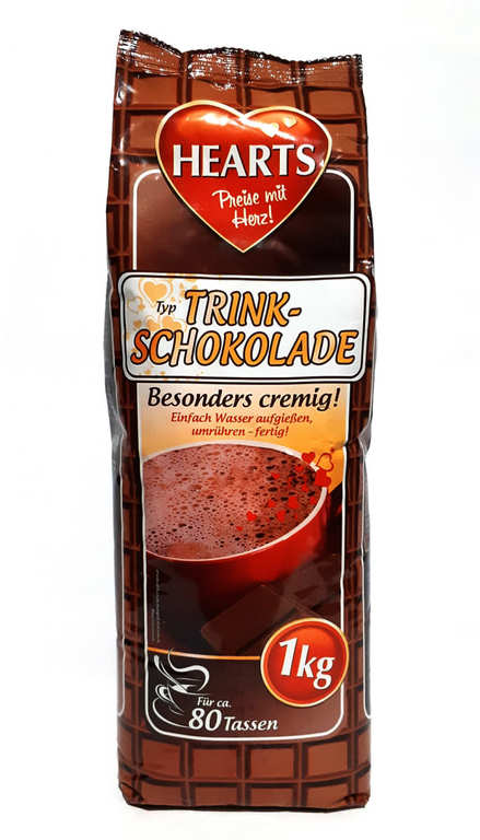 Гарячий шоколад TRINK-SCHOKOLADE 1KG HEARTS