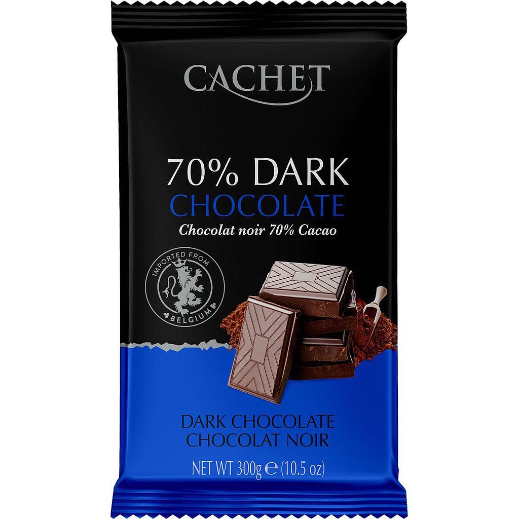 Cachet 70% dark 300g