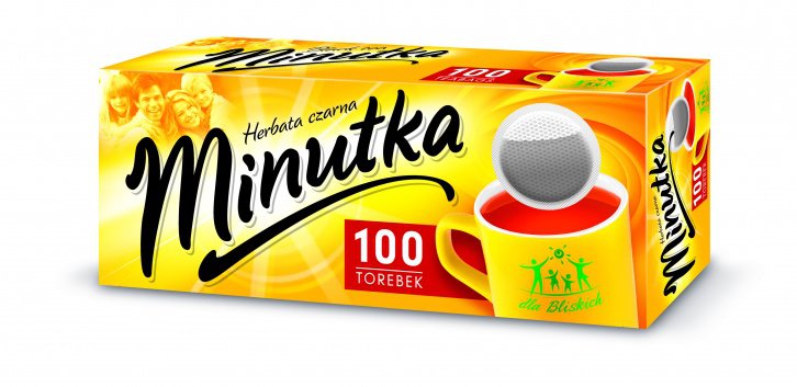 Чай чорний Minutka в пакетиках, 140г (100пак.), 5шт/ящ