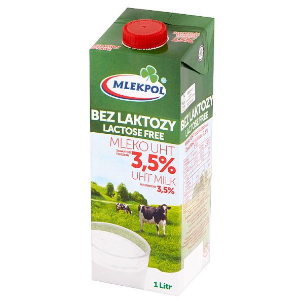 Mlekpol bez laktozy 3.5% 1L