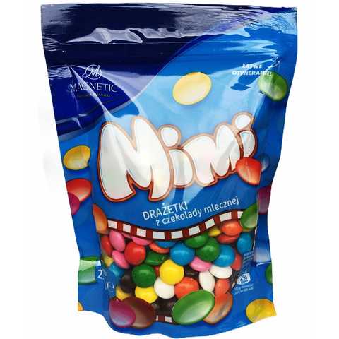 Mimi  драже з молочним шоколадом 230g, 18шт/ящ