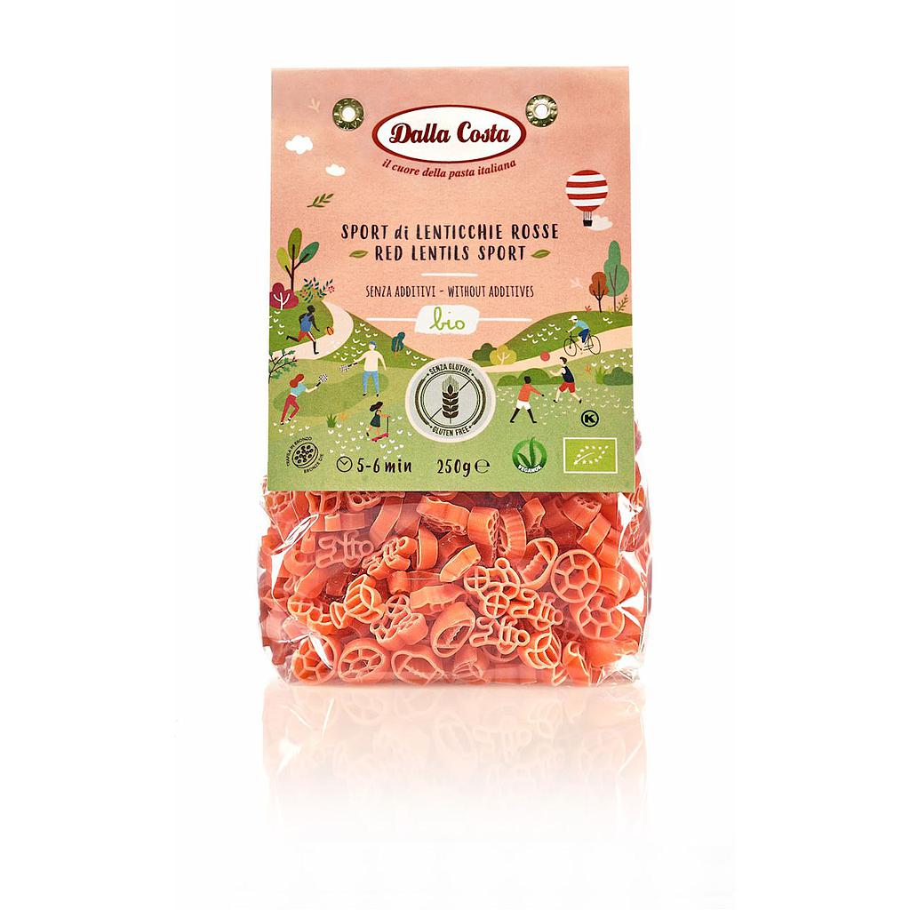 Sport RED lentils 250g BIO Dalla costa