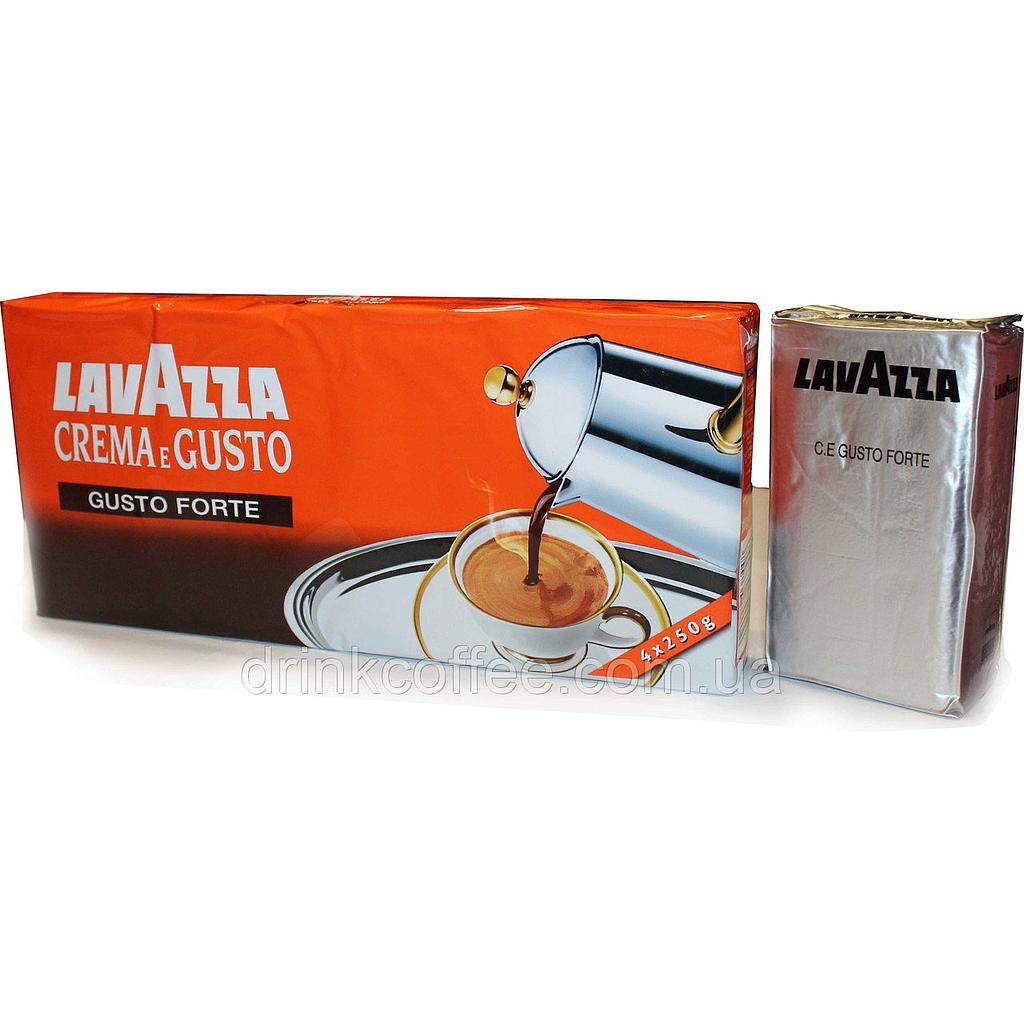 Lavazza crema e gusto Forte мелена (4x250g)