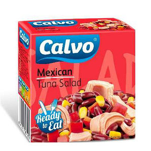 Calvo Mexican салат з тунцем 150g (24шт\ящ)