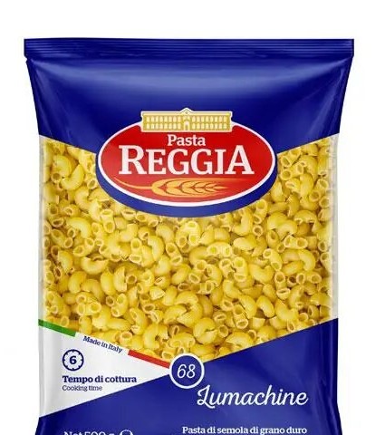 Макарони Reggia #68 Lumachine 500g