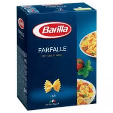 Макарони BARILLA 65 FARFALLЕ бантики, 1кг, 12 шт/ящ