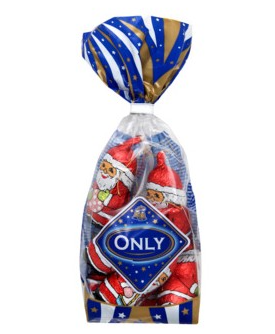 НР Фігурки великі з молочного шоколаду Santa Clauses, 100г, 24шт/ящ_V0220