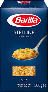 Макарони BARILLA 27 STELLINE зірочки, 500г, 16шт/ящ 
