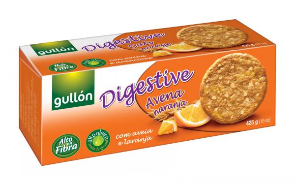 Печиво GULLON Digestive вівсяне з апельсином, 425г, 15шт/ящ