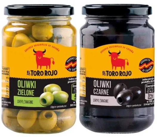 Оливки Toro Rojo в ас-ті, 340г., 12шт\ящ