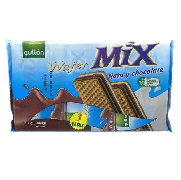 Gullon wafer mix  nata y chocolate 70g (по шт.)