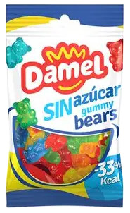 Жуйки Damel 90г без цукру Gummy Bears 18шт/ящ 