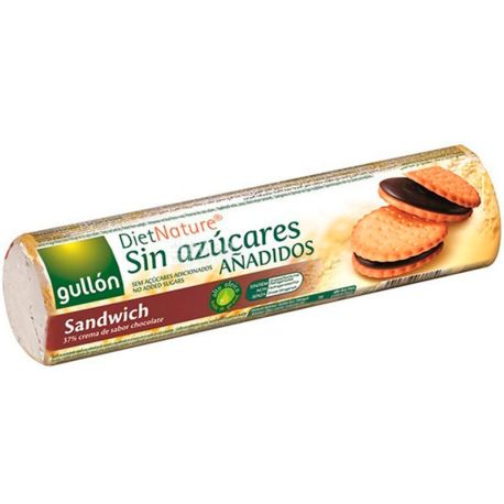 Печиво GULLON без цукру Diet Nature сендвіч з шоколадом 250г, 18шт/ящ