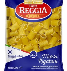 Reggia #25 Mezzi rigatoni 500g