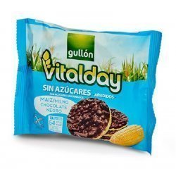 Хлібці GULLON NEW кукурудзяні Vitalday з шоколадом без цукру та глютену 100г, 8шт/ящ