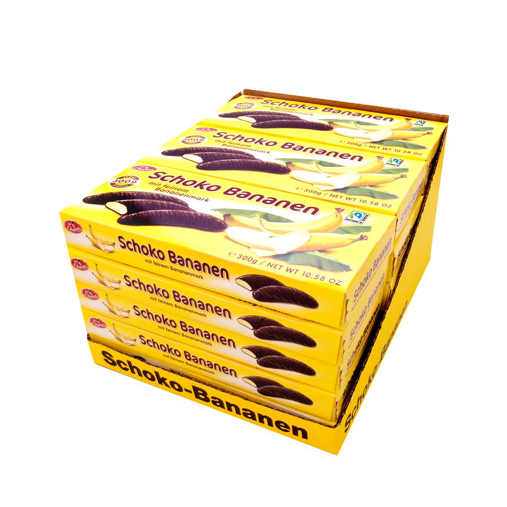 Цукерки Sir Charles, SCHOKO BANANEN, Шоколадні банани, 300г, 15шт/яш