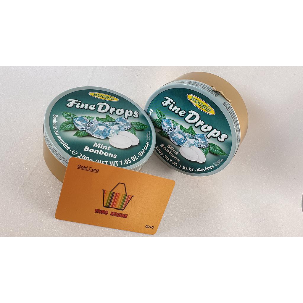 Fine Drops mint 200g