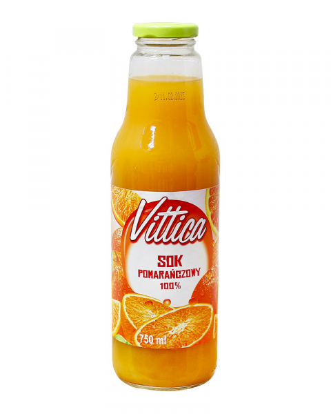 Сік Korkus 750 ml 100% апельсин, 8 шт/ящ