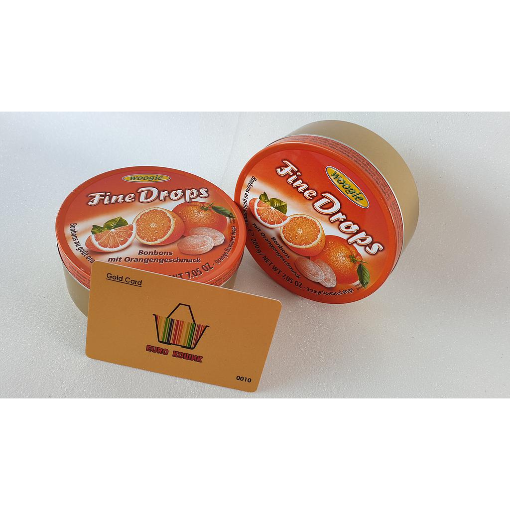Fine Drops orange 200g